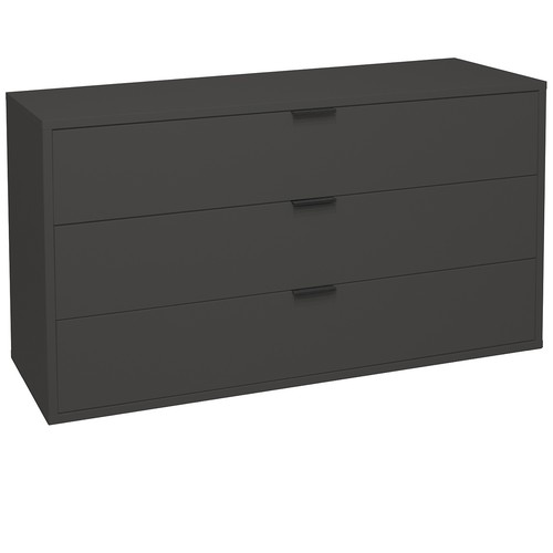 Kommode anthrazit matt 3 - -,