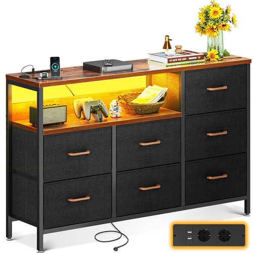 Kommode mit led usb 2 - 2,