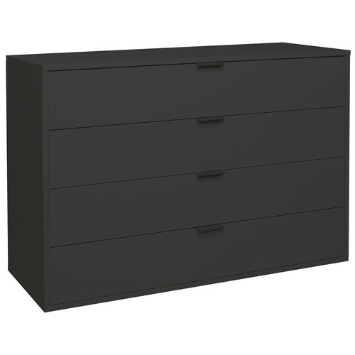 Kommode anthrazit matt 119 - anthrazit,